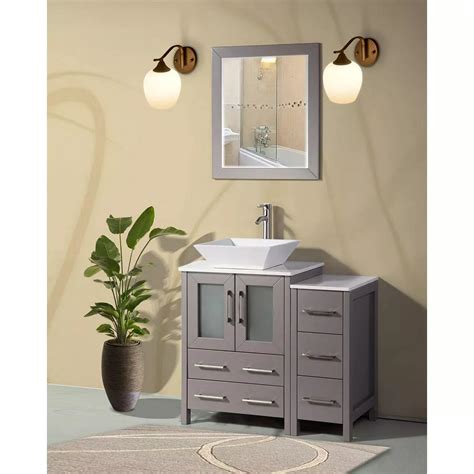 single home depot bathroom vanity|cheapest bathroom single sink vanity.